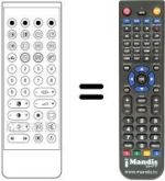Télécommande équivalente RC505