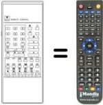 Télécommande équivalente RC5373