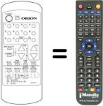 Télécommande équivalente RC67