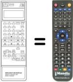 Télécommande équivalente RC693MV