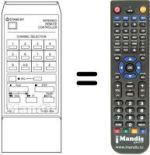 Télécommande équivalente RC81