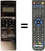 Télécommande équivalente RC-E