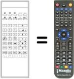 Télécommande équivalente RC-F703