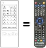 Replacement remote control RC-K144