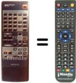 Télécommande équivalente RC-T144