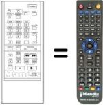 Télécommande équivalente RC-V22A