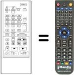 Télécommande équivalente RC-V37A
