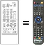 Télécommande équivalente RC-V38A