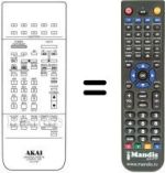 Télécommande équivalente RC-V74A