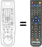 Télécommande équivalente RC-W478G