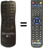 Télécommande équivalente RC1123334 / 00