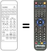 Télécommande équivalente RC13
