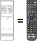Télécommande équivalente RC1409
