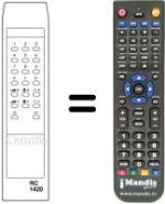 Télécommande équivalente RC1420