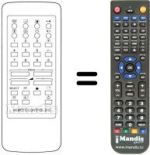 Télécommande équivalente RC210