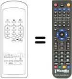Télécommande équivalente SCHNEIDER STV3666