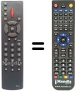Télécommande équivalente RC213