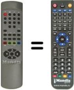 Télécommande équivalente RC2171