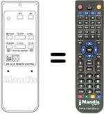Télécommande équivalente RC240