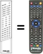 Télécommande équivalente RC323