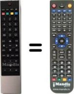 Replacement remote control Toshiba RC3910