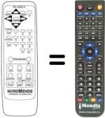 Replacement remote control RC4203X
