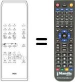 Télécommande équivalente RC5