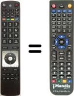 Replacement remote control RC5110