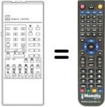Télécommande équivalente RC5370