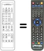 Télécommande équivalente RC5903