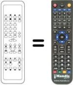 Télécommande équivalente RC5903