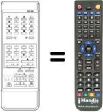 Télécommande équivalente RC658
