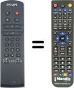 Télécommande équivalente Philips 17AA3340-22B