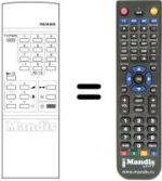 Télécommande équivalente RC688