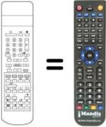 Télécommande équivalente RC8077VE