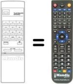 Télécommande équivalente RC90