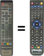 Télécommande équivalente REMCON1152
