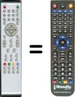 Télécommande équivalente Schaub Lorenz LT26-28332