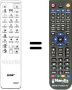 Télécommande équivalente RM657