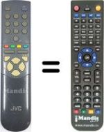 Replacement remote control JVC AV28WFX1