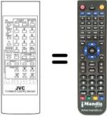 Replacement remote control JVC RM-C620