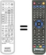Télécommande équivalente RM-C812