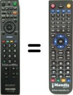 Télécommande équivalente RM-GD007