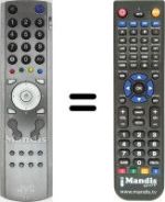 Télécommande équivalente JVC PD-42X50BS