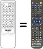Replacement remote control RRMCG0916PESA