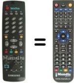 Télécommande équivalente Samsung AA59-00007B