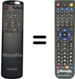 Télécommande équivalente Samsung AA59-10020M