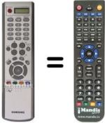 Replacement remote control Samsung BN59-00378A