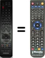 Télécommande équivalente Samsung SP50L6HVX / /XEC