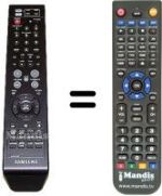 Télécommande équivalente Samsung LE40S71B